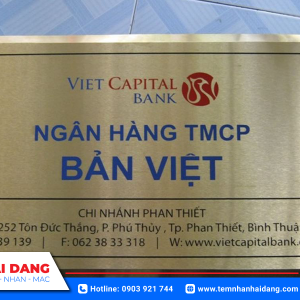 xưởng gia công tem inox ăn mòn