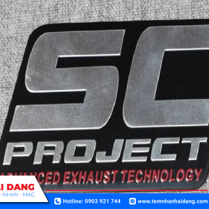 Sản Xuất, Gia Công Tem Nhôm Dập Nổi Giá Rẻ Giảm 20% Đặt Online